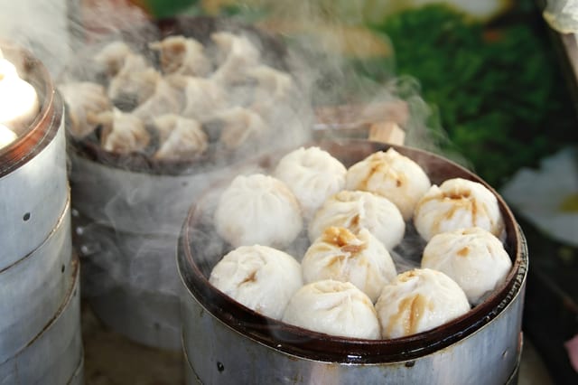 Steamed BBQ Roast Pork Bun.